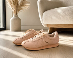 Copied - Hummel Blush Pink Leather Sneakers Women's Size 5 Casual Shoes